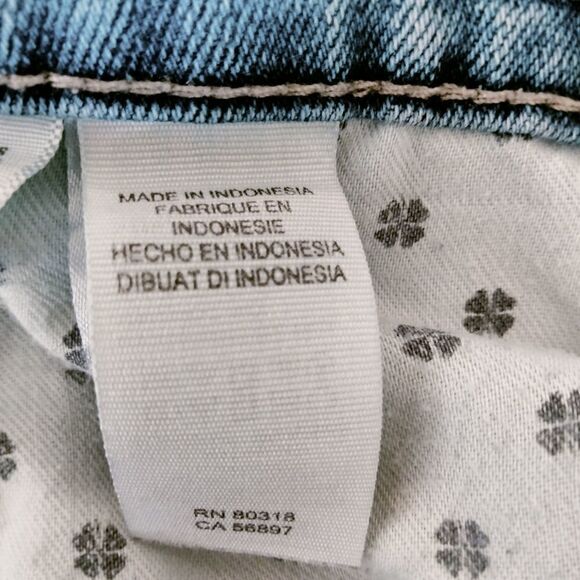 Lucky Brand Hayden Crop Jeans Size 10/30 Slightly Distressed Inseam Approx 26" - Picture 8 of 16